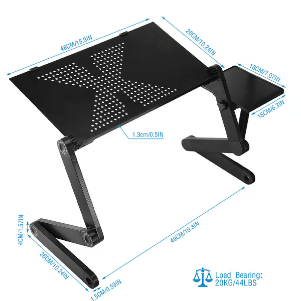 ErgoLift 360 Adjustable Laptop Stand - Portable Desk Solution