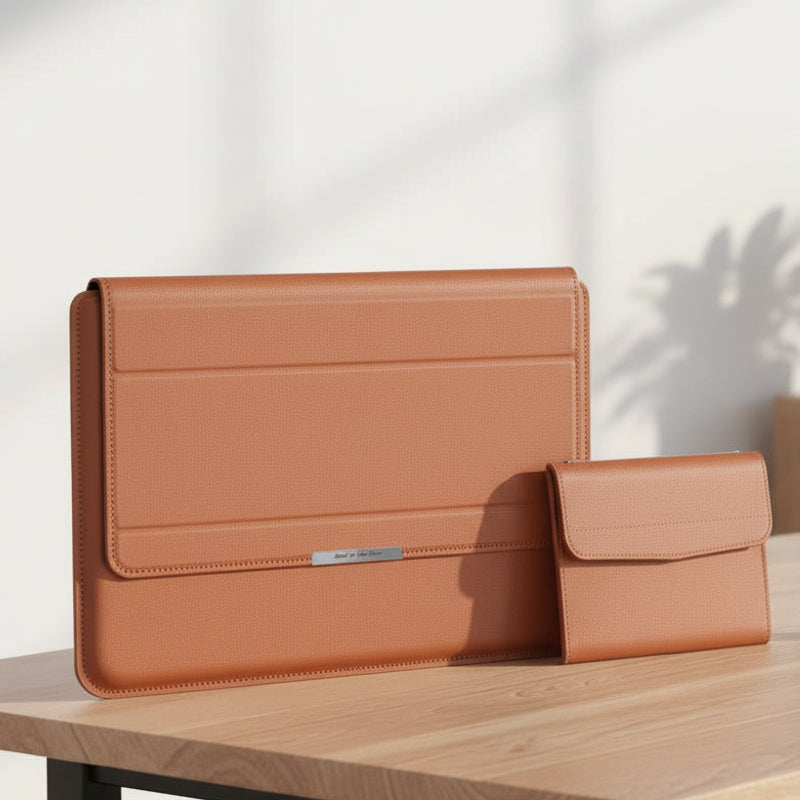 AquaGuard - Sleek Waterproof Laptop Case for Travel Safety