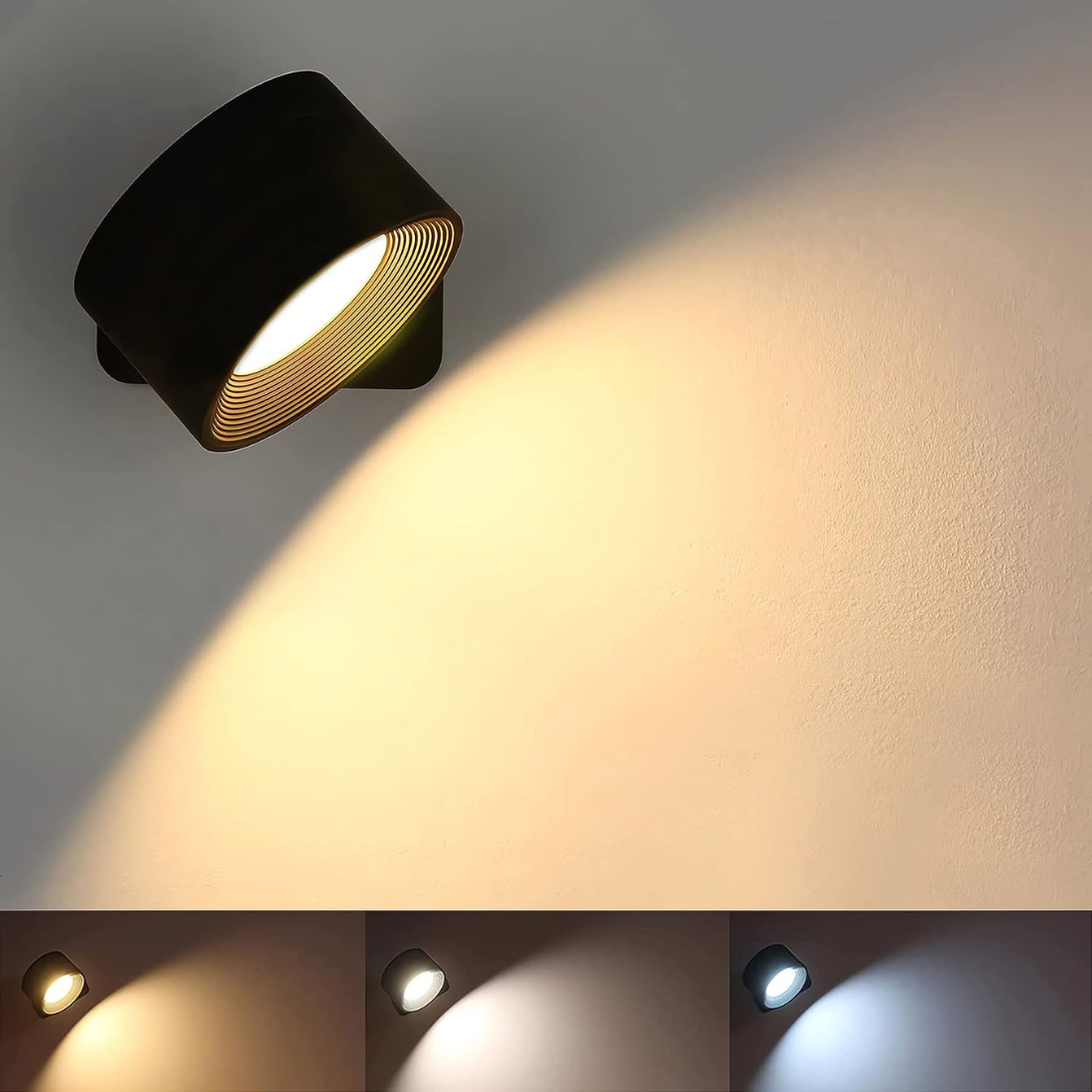 VersaGlow Wireless 360-Degree Rechargeable LED Light
