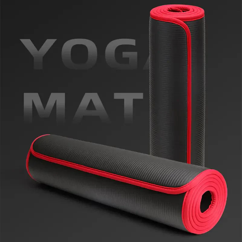 UltraComfort Non-Slip 10mm Yoga Mat for Enhanced Support
