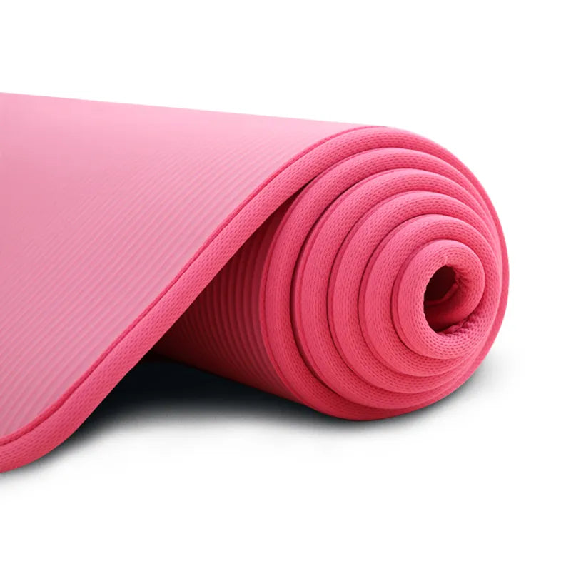 UltraComfort Non-Slip 10mm Yoga Mat for Enhanced Support
