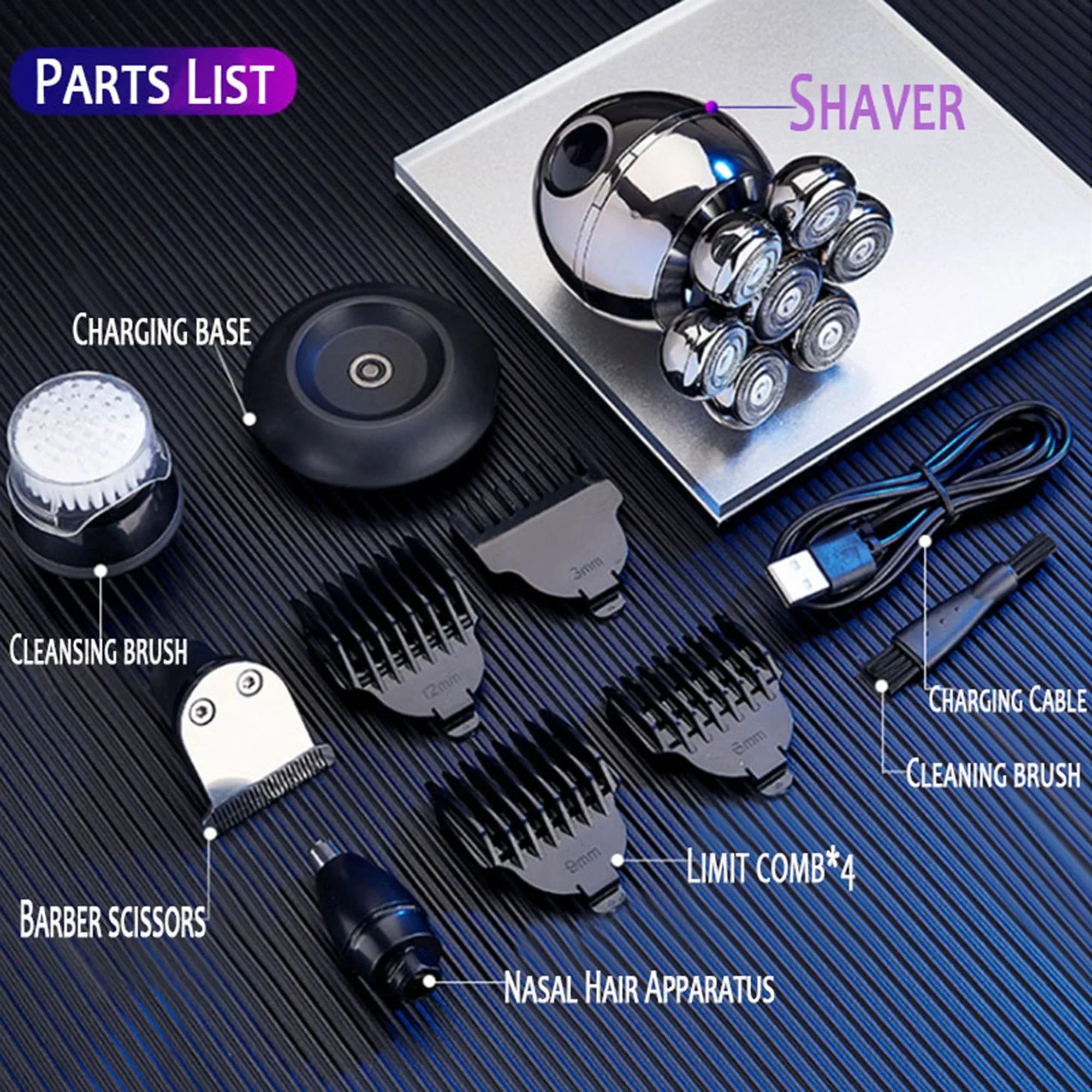 SmoothGlide 7D Electric Shaver for Effortless Grooming