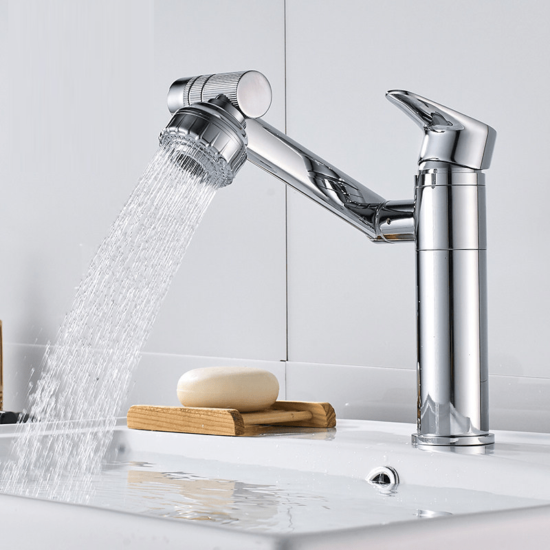 VersaFlow 360° Adjustable Kitchen Faucet with Dual Spray Modes