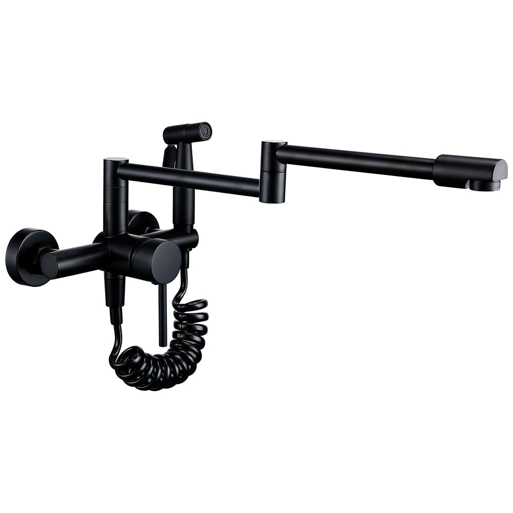 Versatile Kitchen Faucet with Retractable Spray Feature