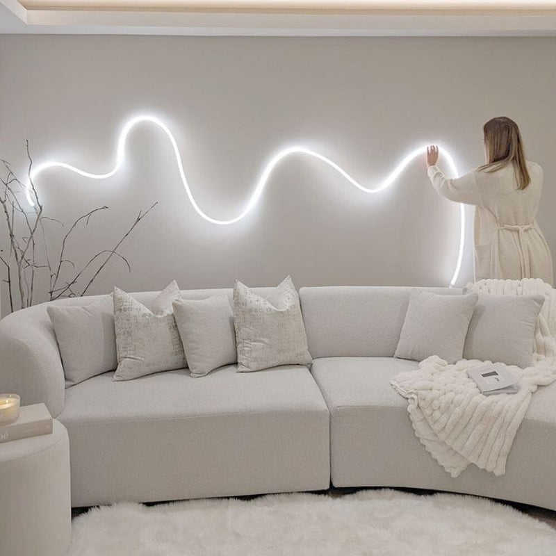 Versatile LED Strip Lights for Creative Home Ambiance