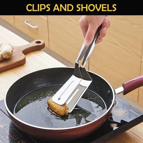 Double-Sided Spatula for Easy Flipping