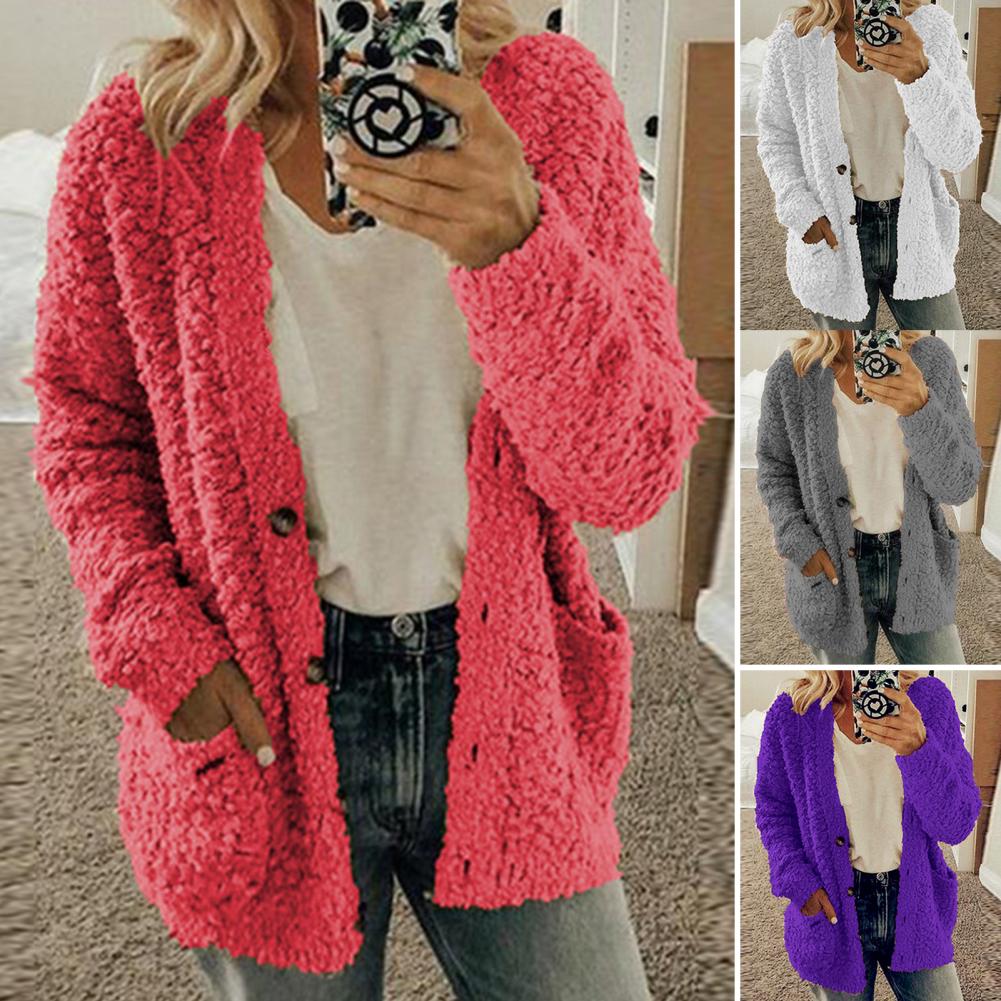 Cozy Knitted Cardigan with Thermal Elegance