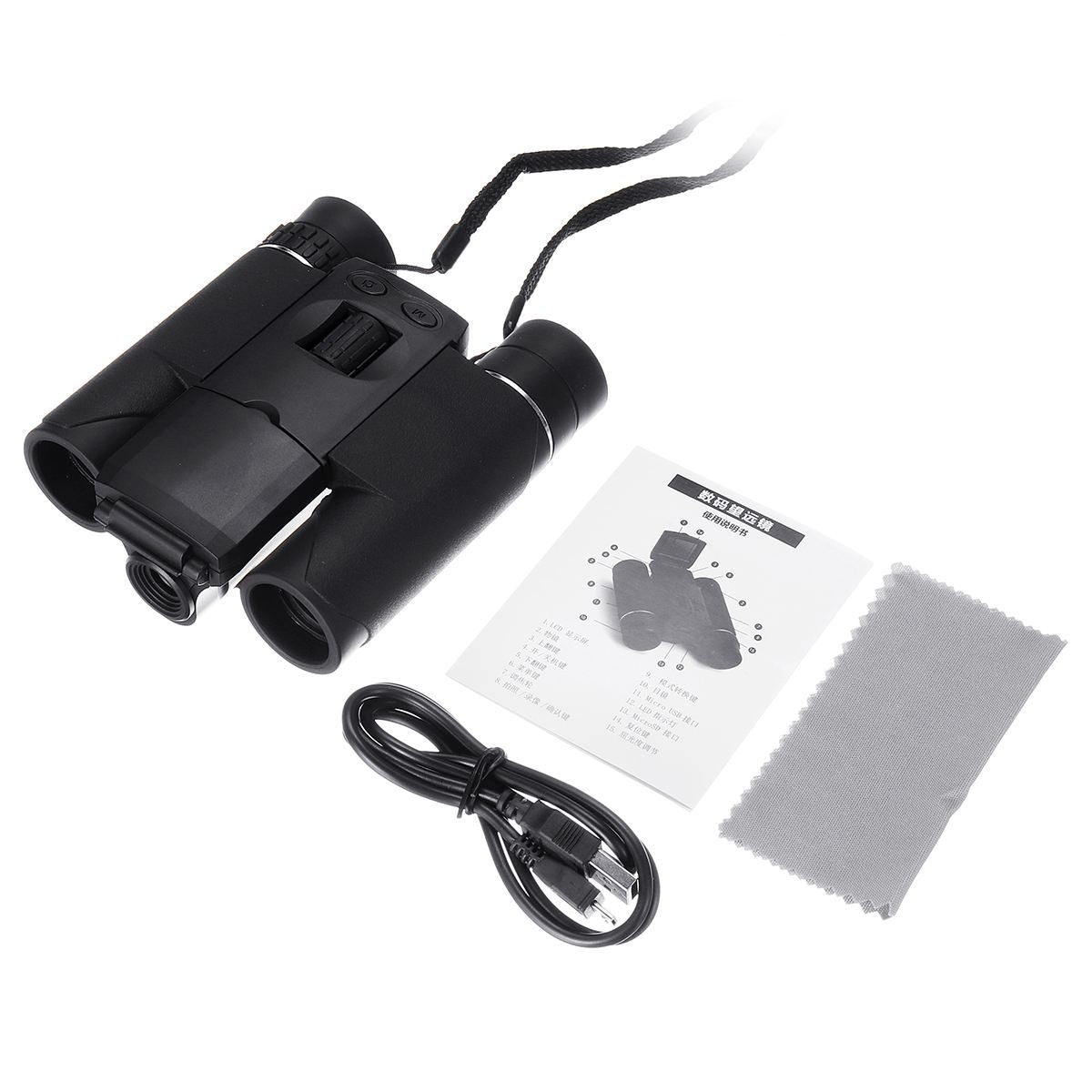 Outdoor Explorer Binoculars with Integrated Camera – 10x Zoom