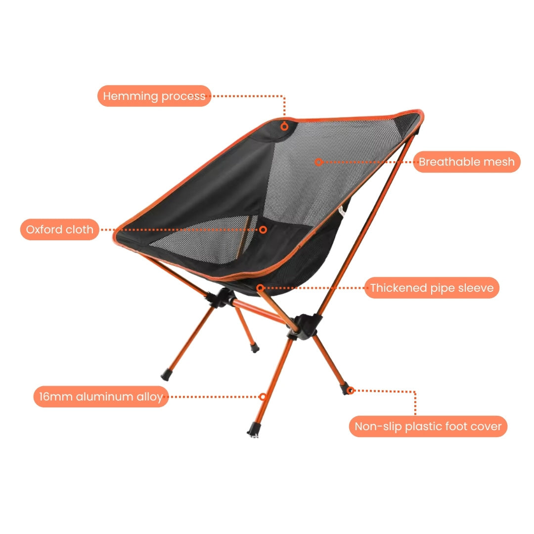 Compact Travel Chair – Lightweight and Sturdy for Outdoors