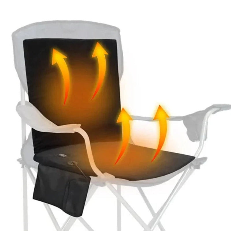 Portable Heated Seat Pad with USB Power and Adjustable Heat