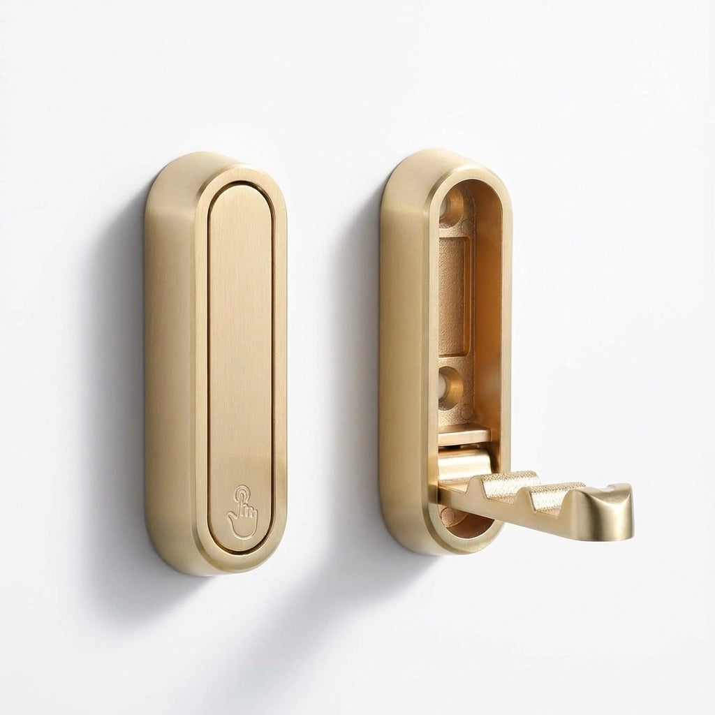 Compact Wall-Mounted Coat Hook – Stylish Space Saver