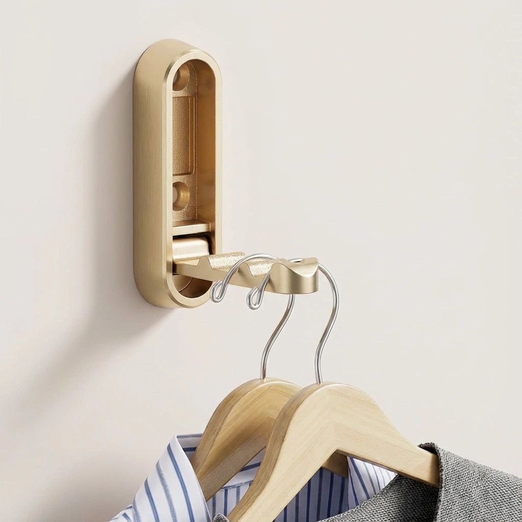 Compact Wall-Mounted Coat Hook – Stylish Space Saver