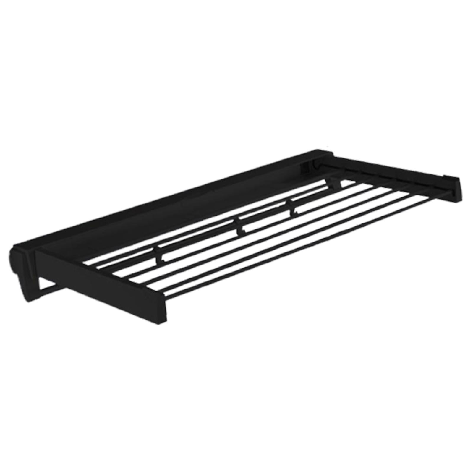 Compact Wall-Mounted Laundry Drying Rack for Efficient Space Use