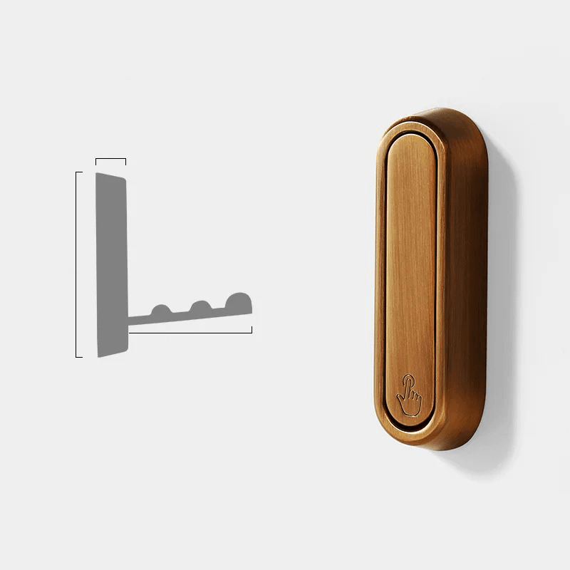 Versatile Space-Saving Wall Hook with Foldable Design