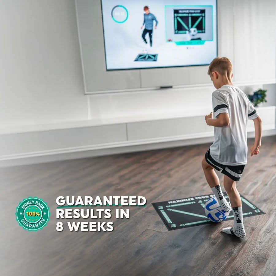 Non-Slip Soccer Training Mat for Footwork Practice and Drills