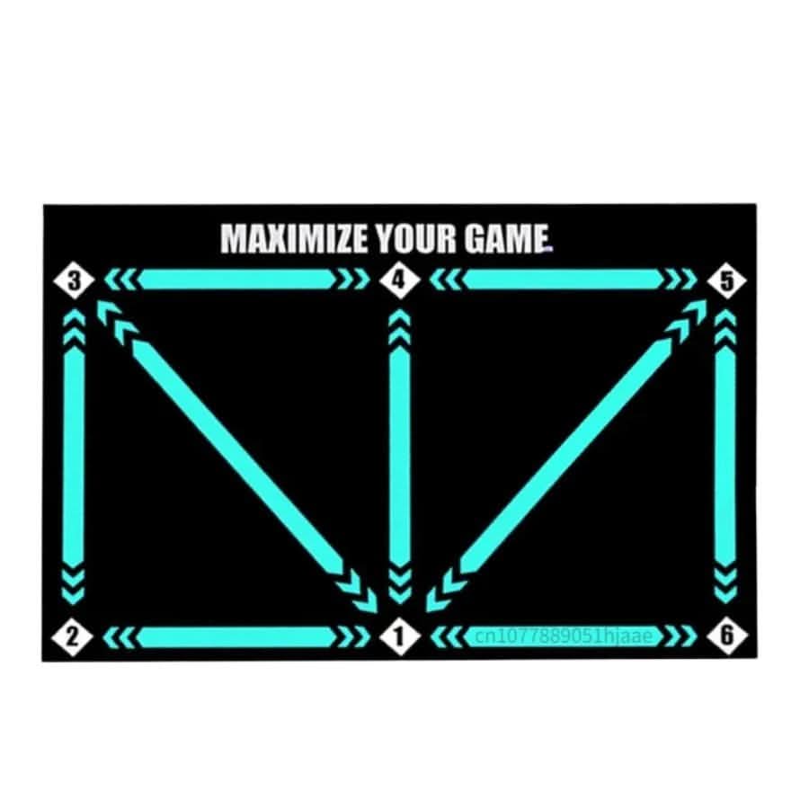 Non-Slip Soccer Training Mat for Footwork Practice and Drills