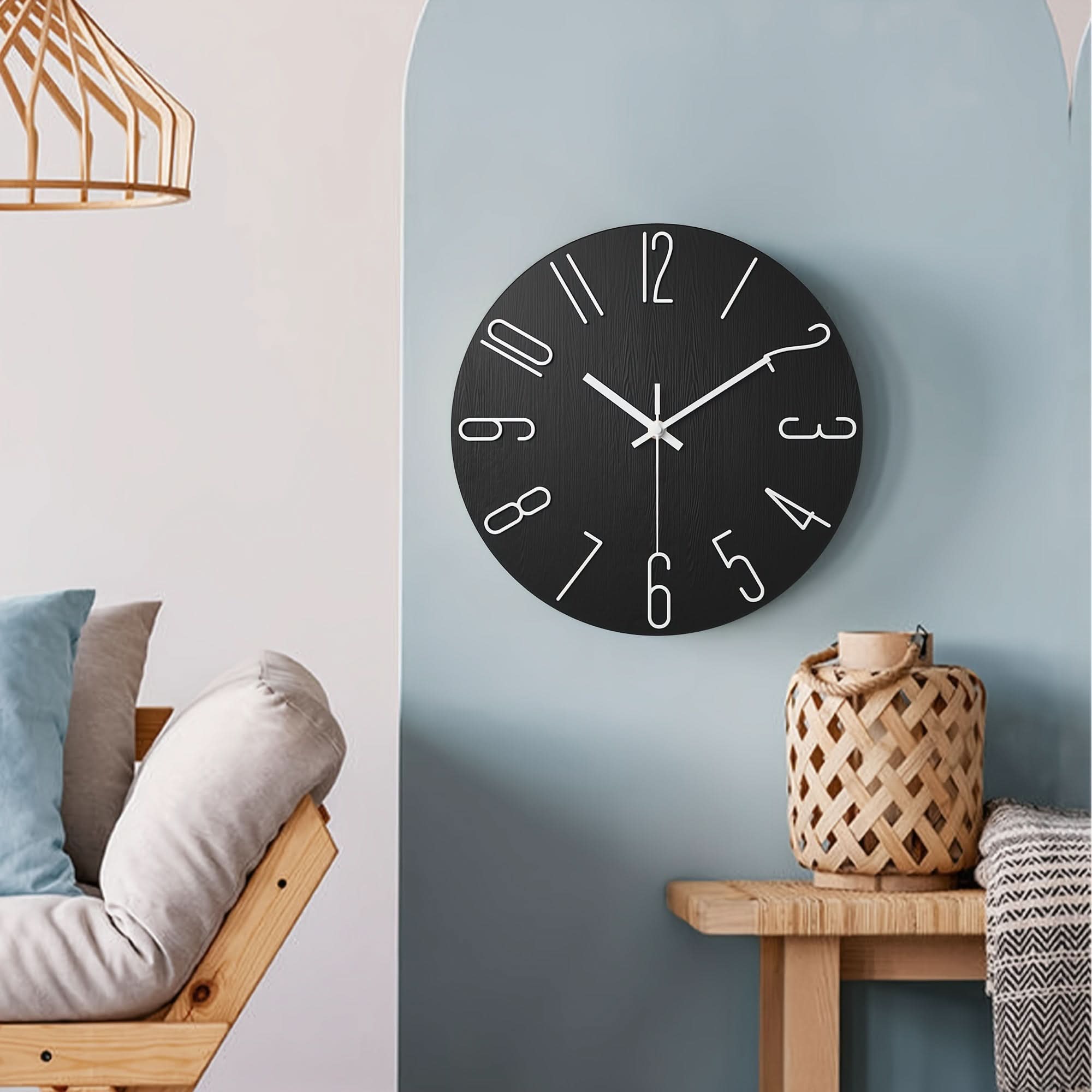 Silent Quartz Movement Frameless Wall Clock - Stylish Home Decor