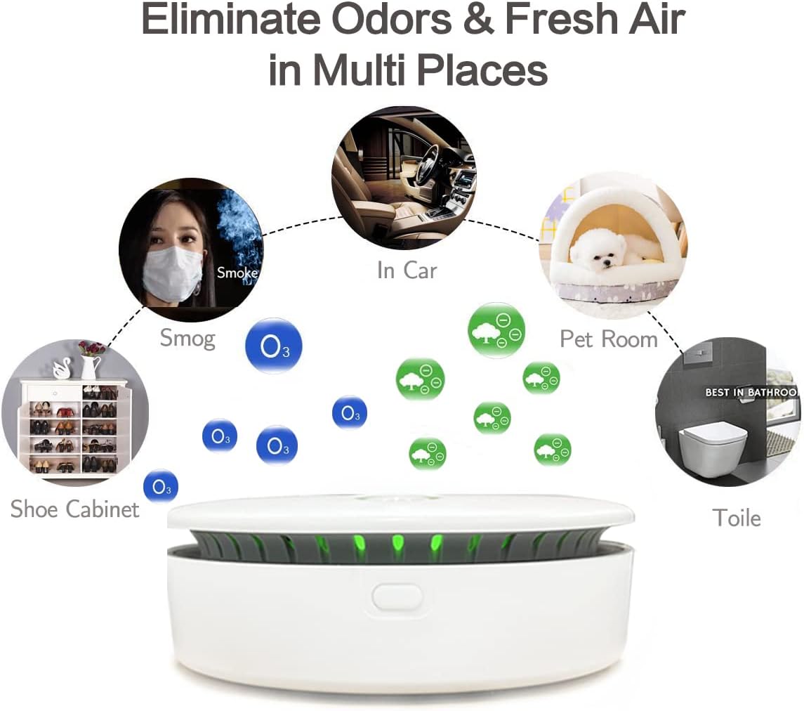 OdourFree Portable Ozone Air Purifier – Compact Odour Remover