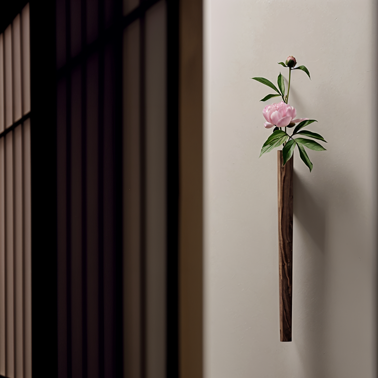 Nature's Embrace Wall-Mounted Wooden Floral Display