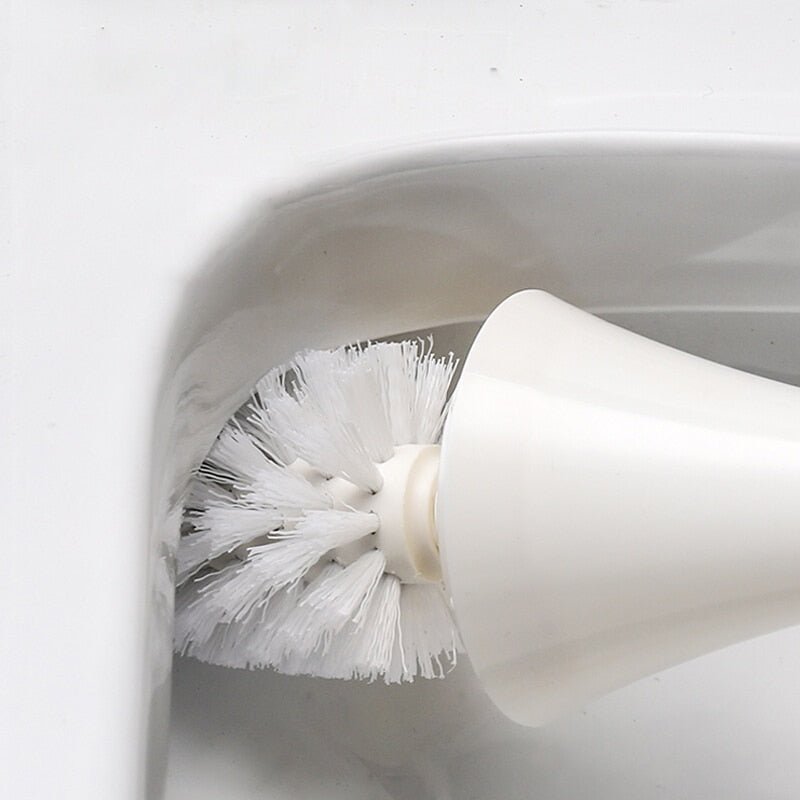 PureClean Pro - Advanced Silicone Toilet Brush with Holder