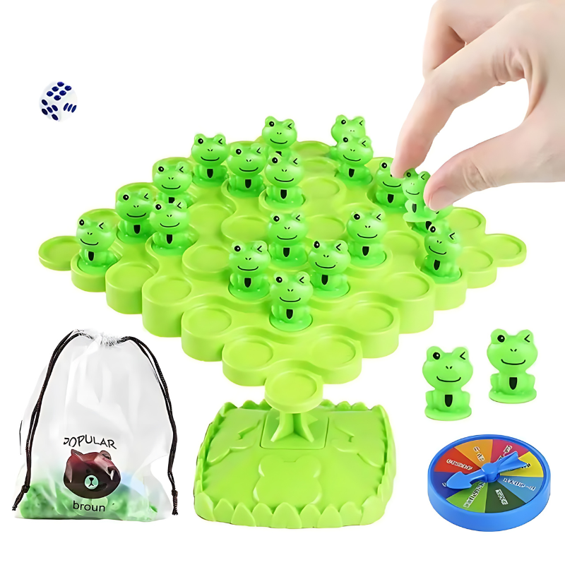 Stackable Frog Toy for Creative Play