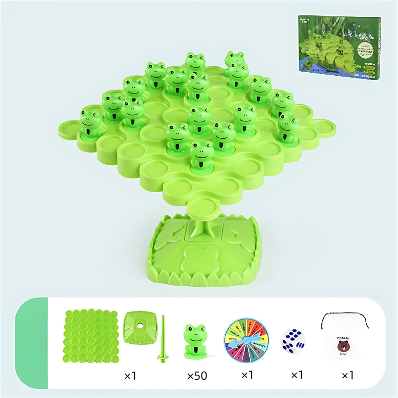 Stackable Frog Toy for Creative Play