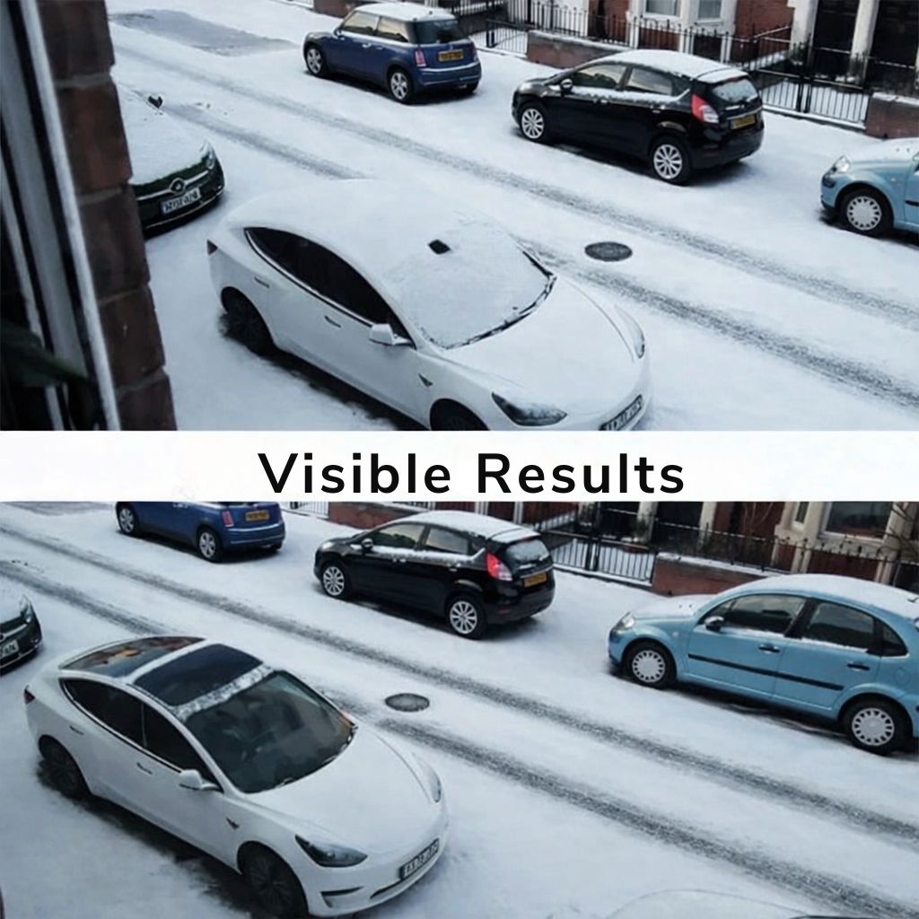 Solar Ice Removal Device for Cars | Automatic Scratch-Free Defroster