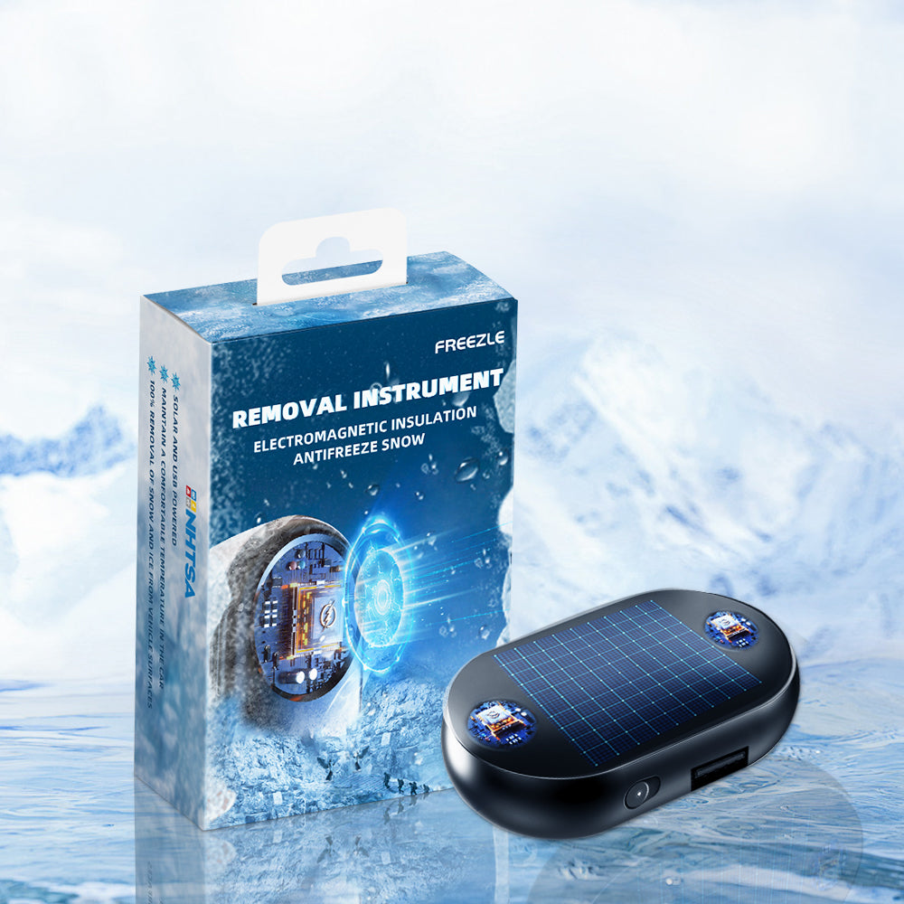 Solar Ice Removal Device for Cars | Automatic Scratch-Free Defroster