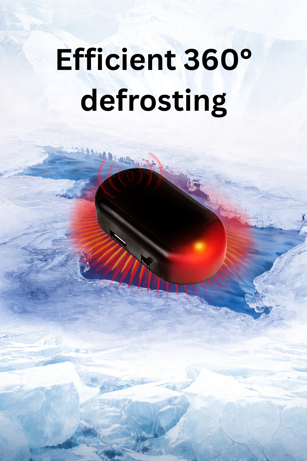 Solar Ice Removal Device for Cars | Automatic Scratch-Free Defroster