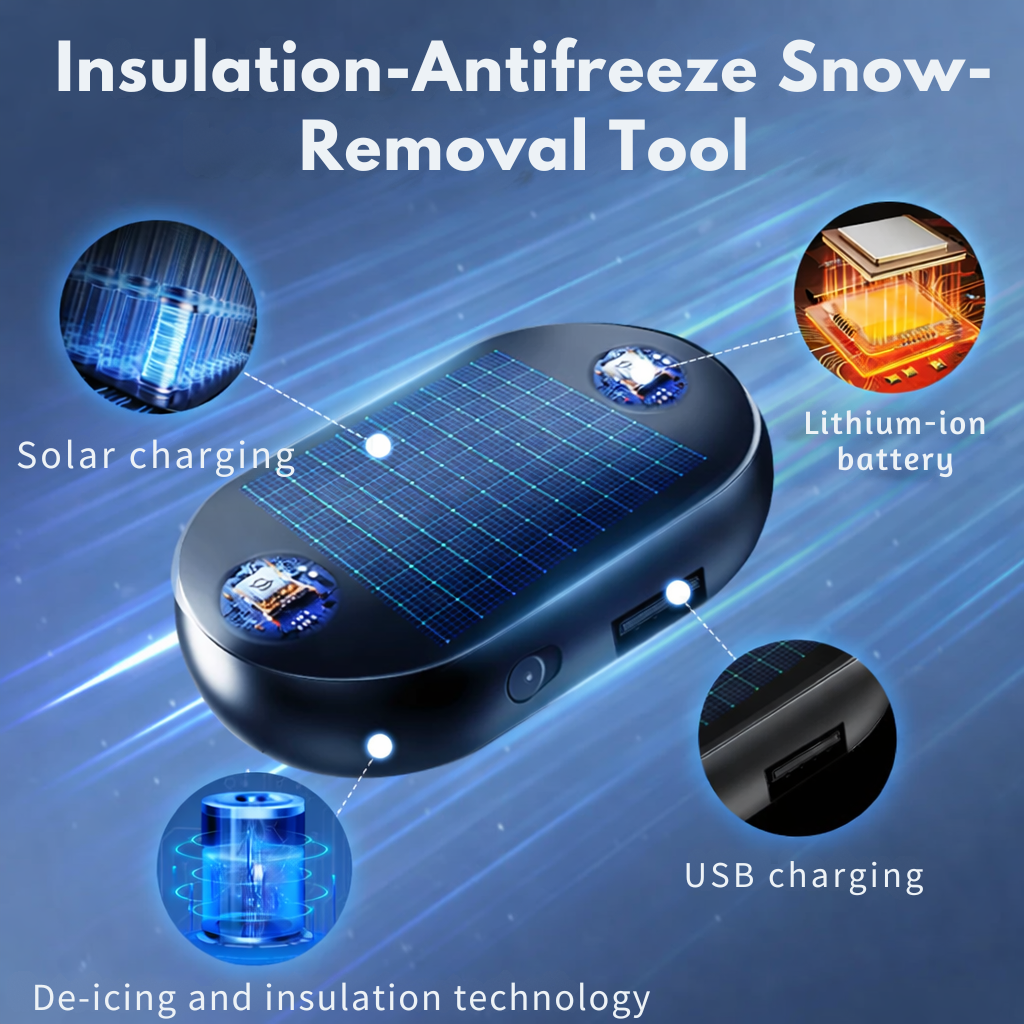 Solar Ice Removal Device for Cars | Automatic Scratch-Free Defroster