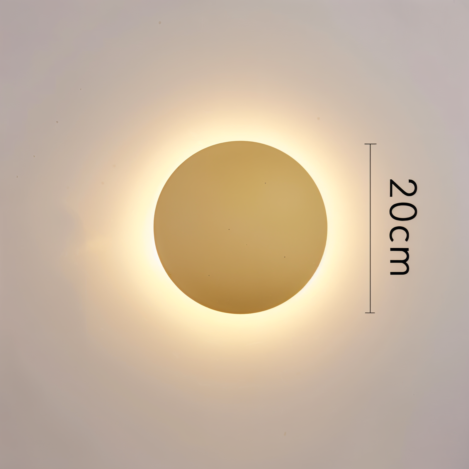 LunaGlow Round LED Wall Lamp - Modern Ambient Lighting