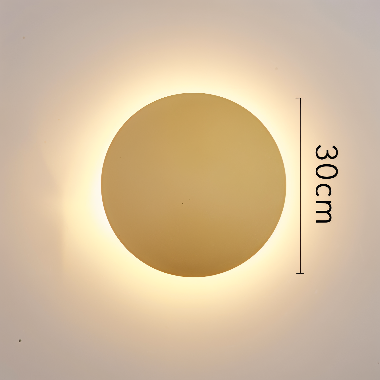 LunaGlow Round LED Wall Lamp - Modern Ambient Lighting