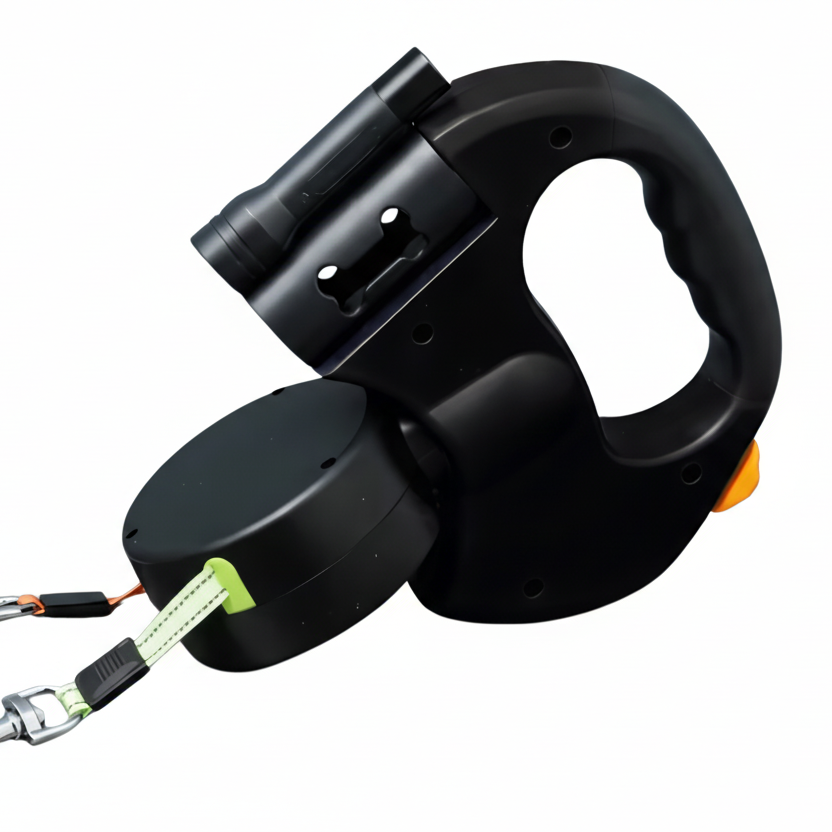 Twilight Duo Leash – Tangle-Free Dual Dog Leash with LED Light