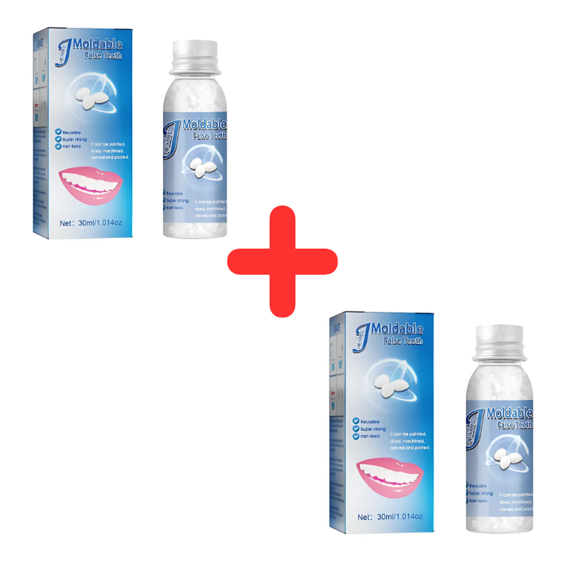 Dental Repair Kit for Moldable Temporary Tooth Replacement