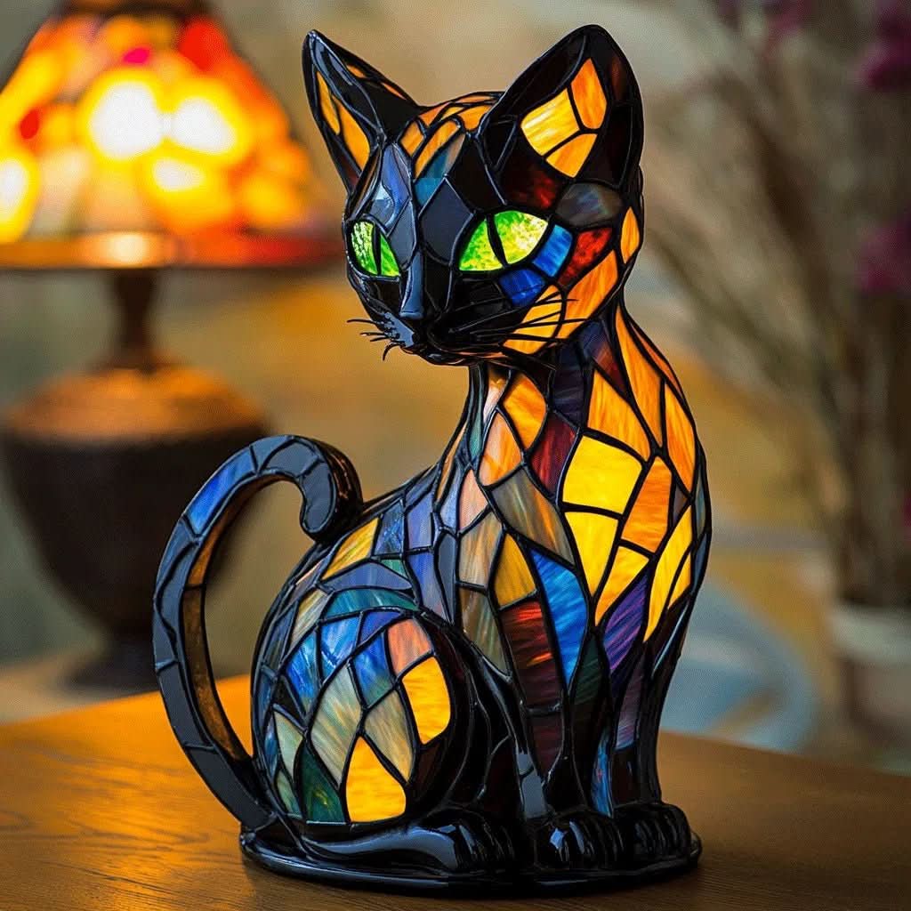 Charming Cat-Themed LED Night Light for Cozy Spaces
