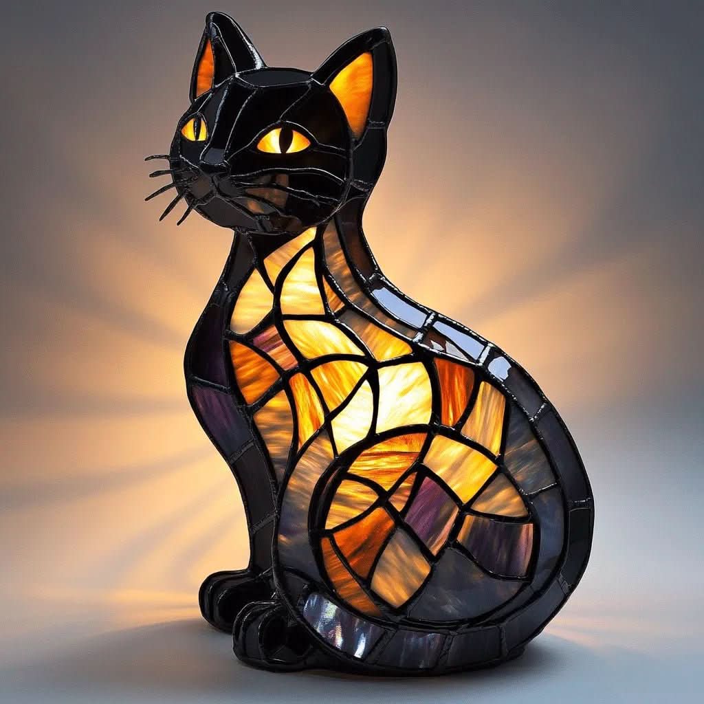 Charming Cat-Themed LED Night Light for Cozy Spaces