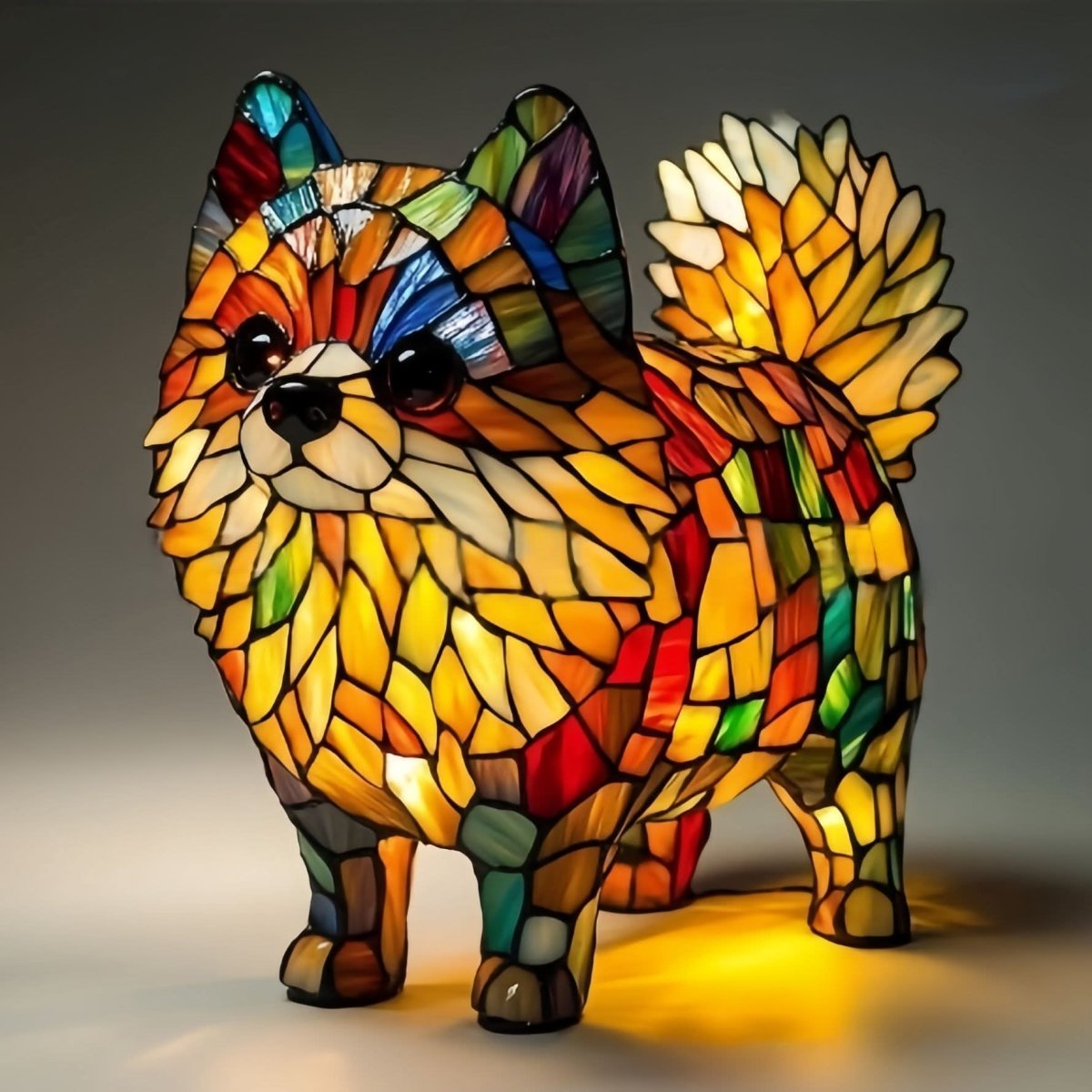 Enchanting LED Pet Figurine Light – Illuminating Dog Designs