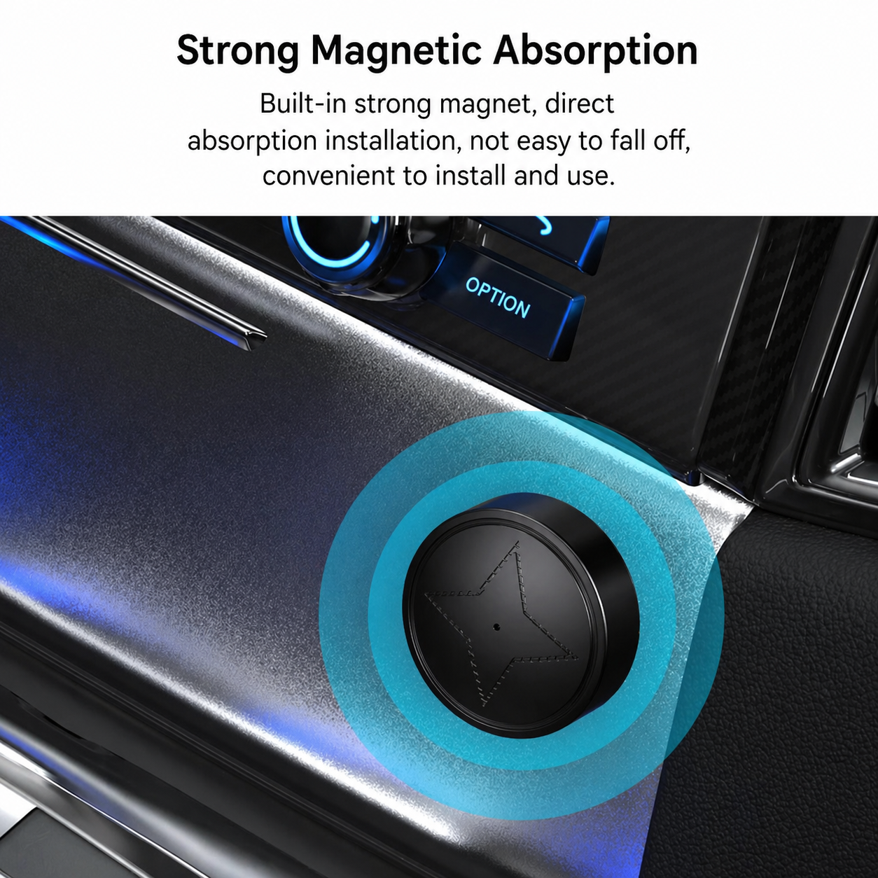 Compact Magnetic GPS Tracker | Real-Time Location GPS + GSM | 20 Days Battery