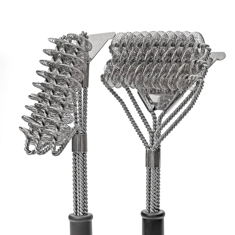 Stainless Steel Grill Brush for Safe Barbecue Cleaning