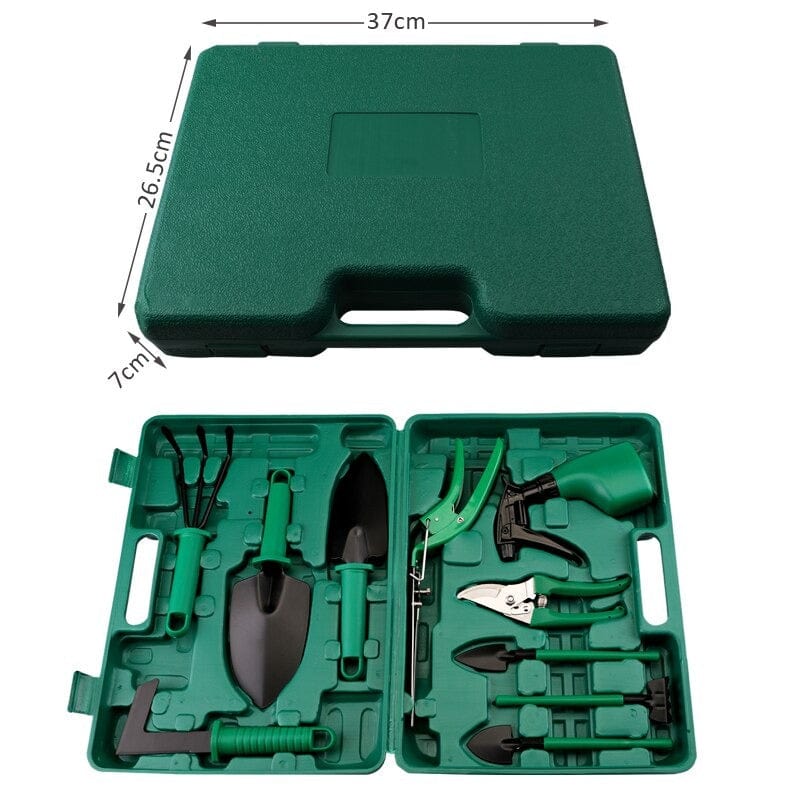 EcoGardener - 10-Piece Essential Gardening Toolkit for Easy Outdoor Maintenance