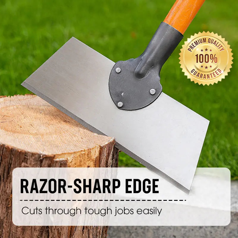 Garden Hoe with Steel Blade | Push and Pull Design | Weed Remover