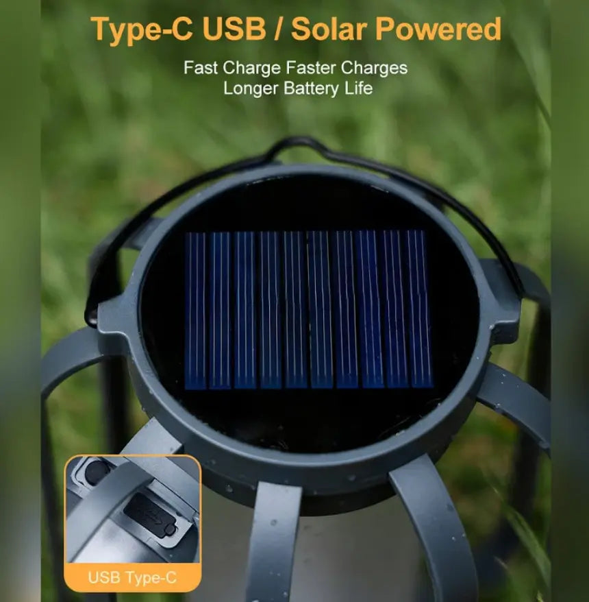 Solar Torch | Weatherproof | Automatic at Dusk | Garden Lantern