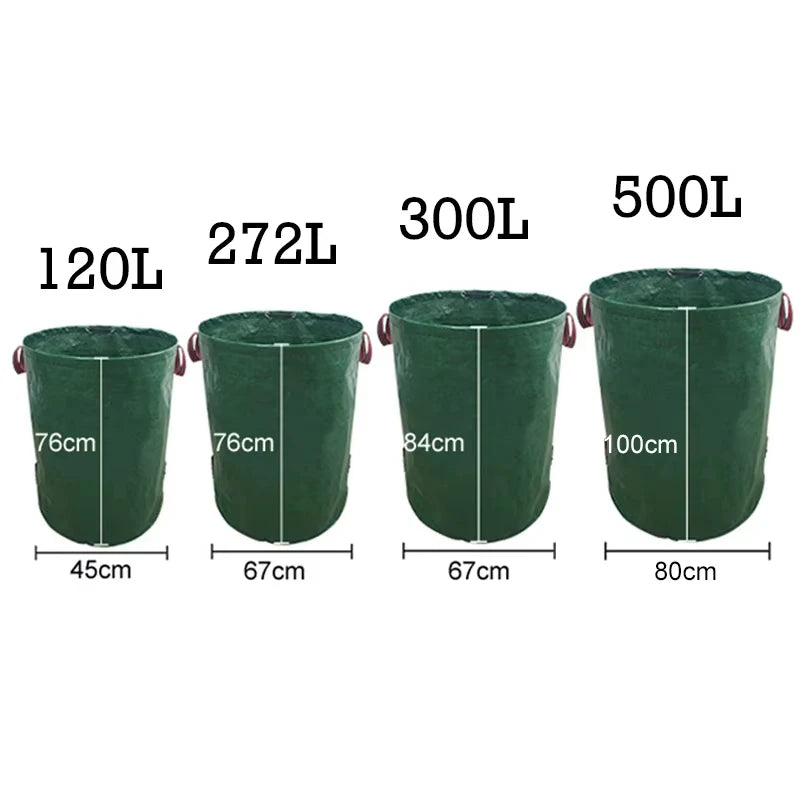 Reusable Collapsible Garden Bag | Capacity 120–500 Liters