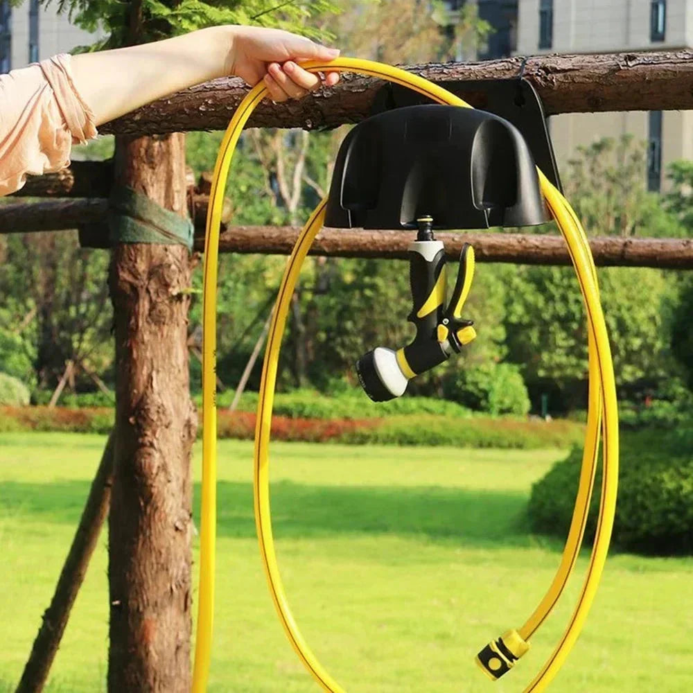 Garden Hose Holder | Weather-Resistant PP Plastic | Hanging Carry Handle