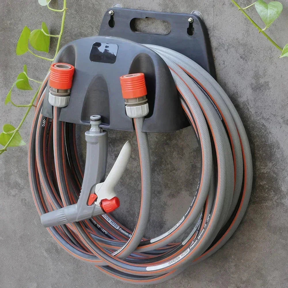 Garden Hose Holder | Weather-Resistant PP Plastic | Hanging Carry Handle