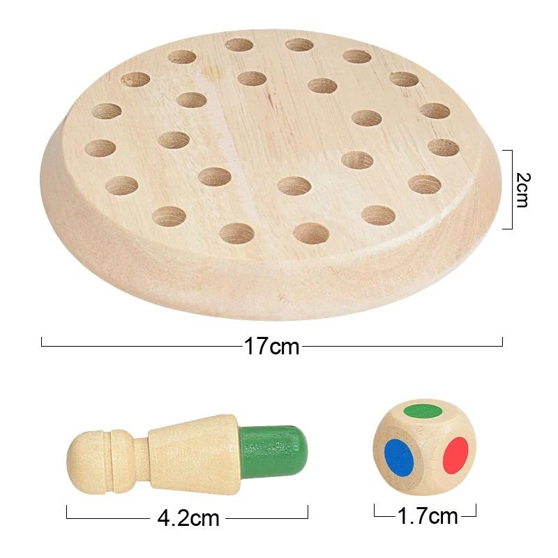 Memory Game | Wooden Thinking Puzzle with Dice | Enhances Focus and Memory