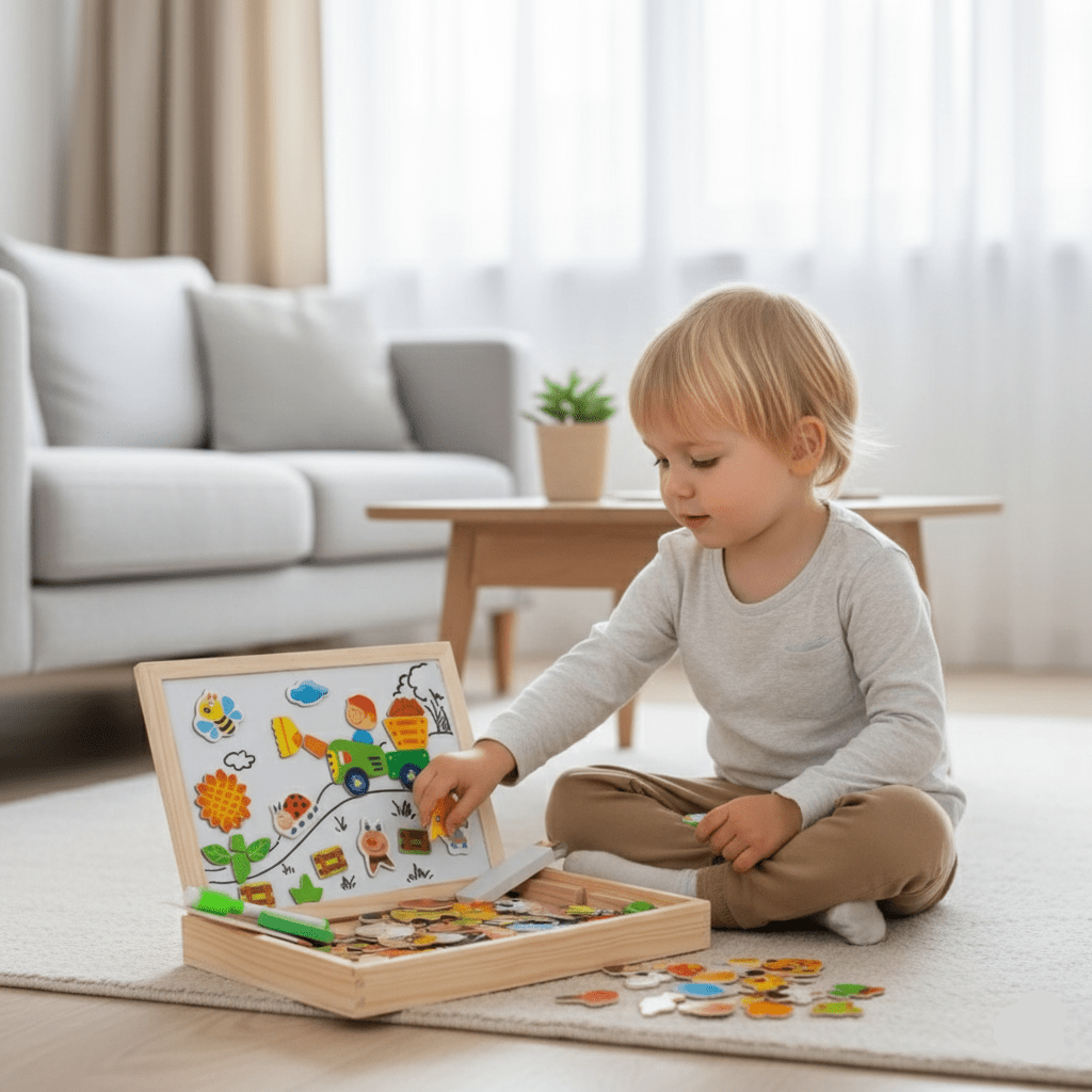 Dual-Surface Creative Learning Board for Kids