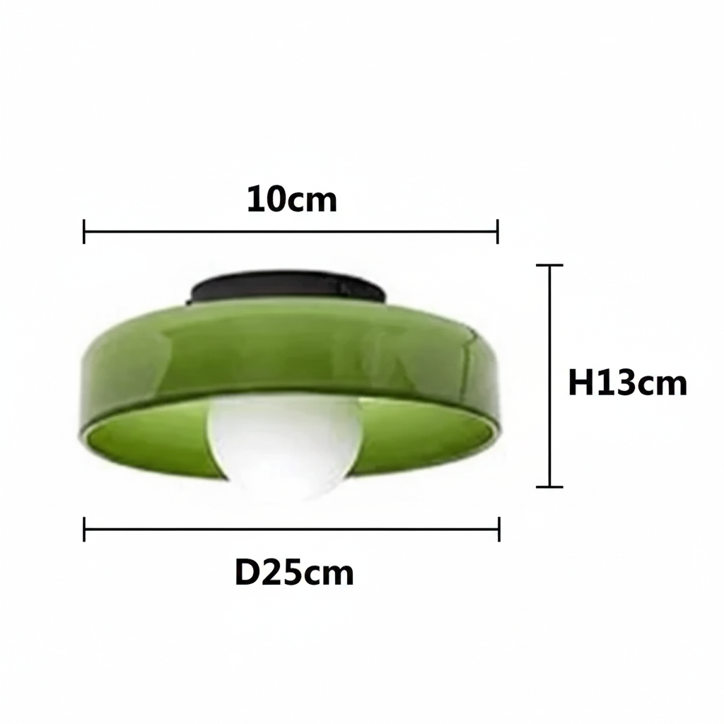 Auris Modern Glass Ceiling Light for Chic Home Ambiance