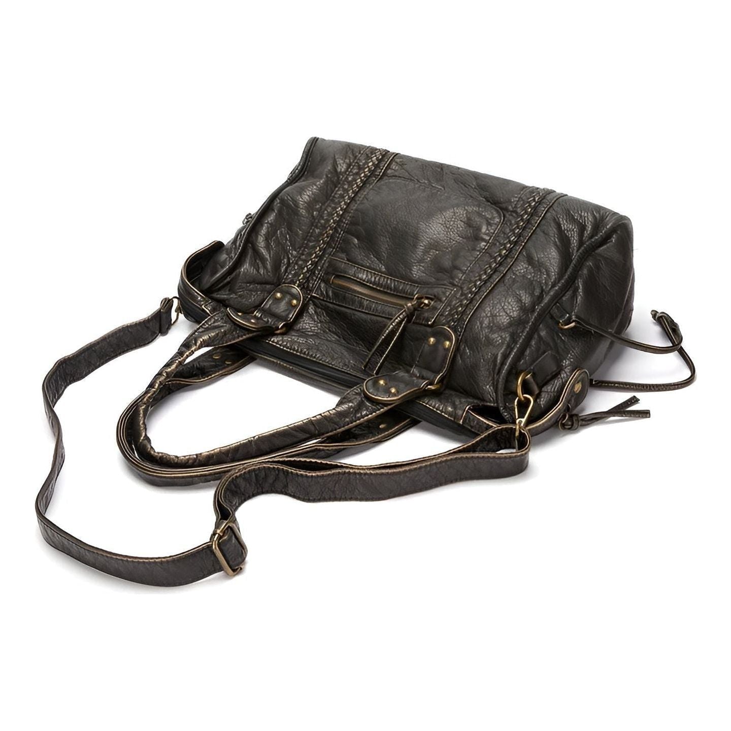 Chic Leather Satchel for Effortless Daily Style