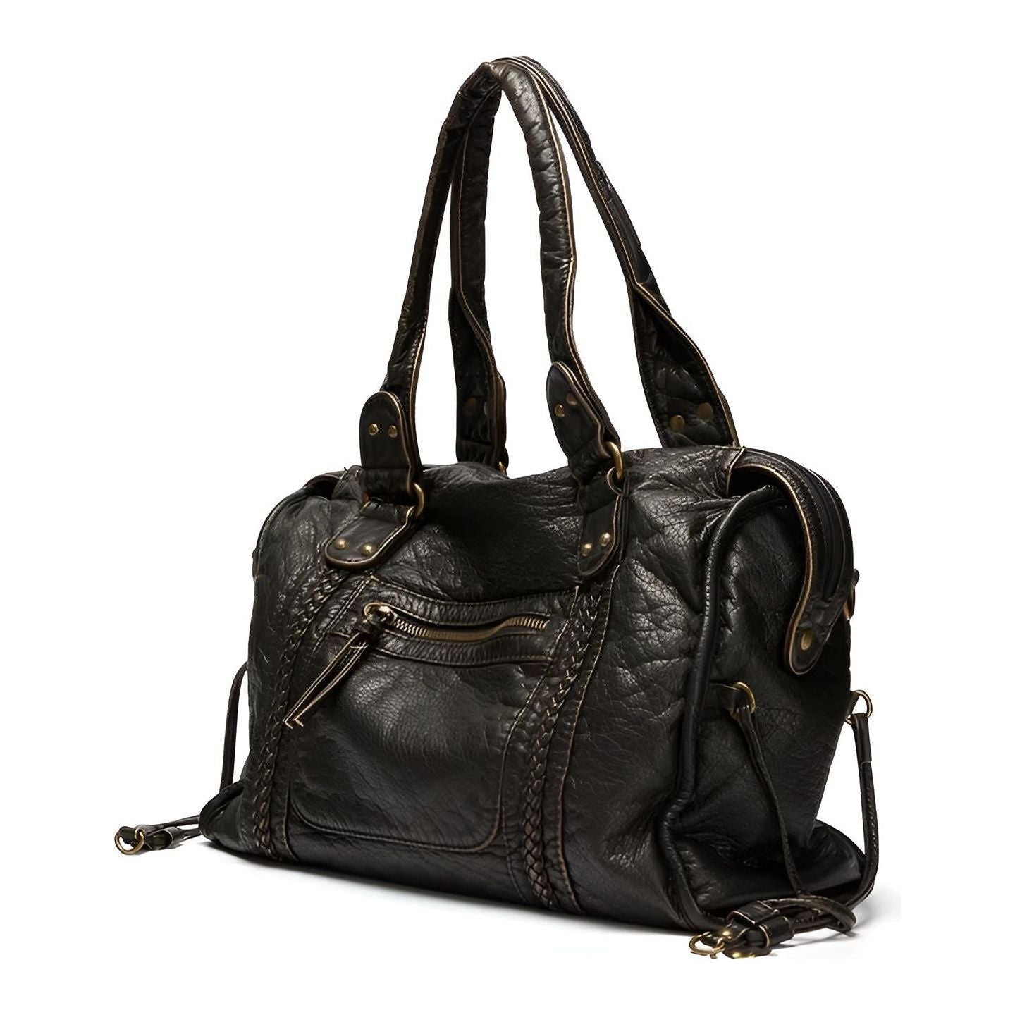 Chic Leather Satchel for Effortless Daily Style